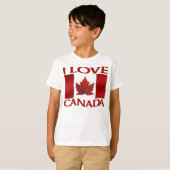 カナダが好きな人向けのカナダのスポーツシャツ Tシャツ (正面フル)
