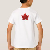 カナダが好きな人向けのカナダのスポーツシャツ Tシャツ (裏面)