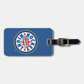 カナダでのホッケーナイトのロゴ ラゲッジタグ (正面横)