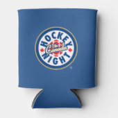 カナダでのホッケーナイトのロゴ 缶クーラー (正面)