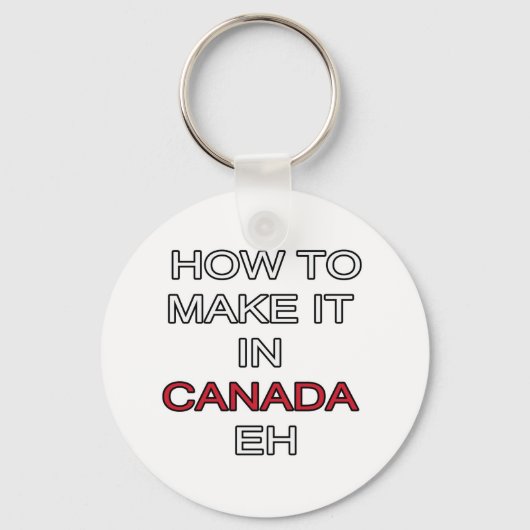 カナダでの作り方えッ！ キーホルダー (正面)
