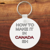 カナダでの作り方えッ！ キーホルダー (正面)