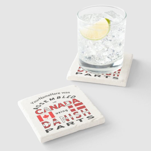 カナダで組み立てられたデンマーク製カスタムパーツ ストーンコースター (横)