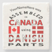 カナダで組み立てられたデンマーク製カスタムパーツ ストーンコースター (正面)