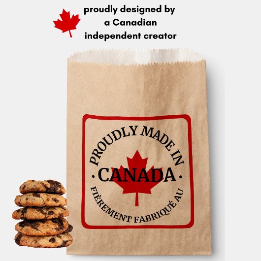 カナダで誇りを持って製造/Fabriqué au Canada 英仏 フェイバーバッグ