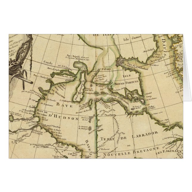 カナダとグリーンランド (正面横)