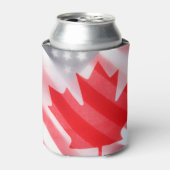 カナダと米国の国旗 缶クーラー (缶正面)
