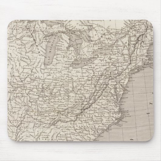 カナダと統一された州 マウスパッド (正面)