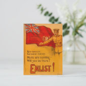 カナダに入隊！ ポストカード (スタンド正面)