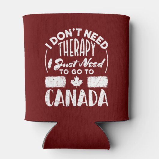 カナダに行く必要があるセラピーは不要 缶クーラー (裏面)