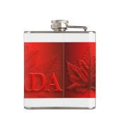 カナダのお土産フラスクカナダ国旗のドリンクのフラスクギフト フラスク (裏面)