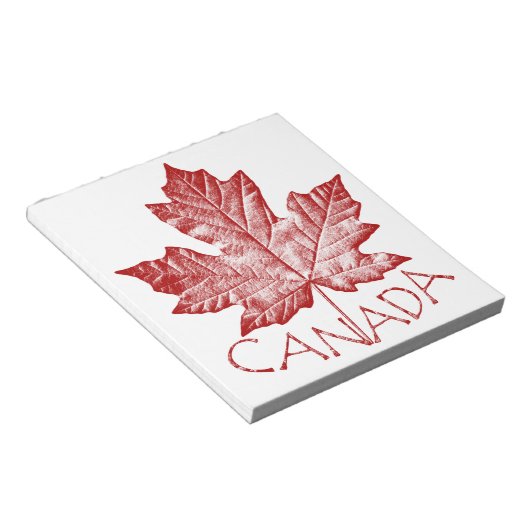 カナダのお土産メモ帳ヴィンテージカナダのギフト ノートパッド (アングル)