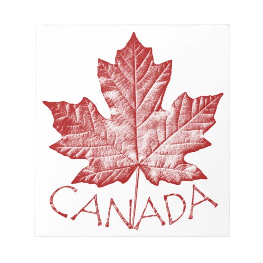 カナダのお土産メモ帳ヴィンテージカナダのギフト ノートパッド (正面)