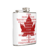 カナダのお土産 フラスコ カナダ国歌 飲み物 フラスコ フラスク (右)