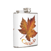 カナダのお土産 フラスコ 秋 カナダ ドリンク フラスコ フラスク (右)