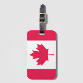 カナダのかえで ラゲッジタグ (正面縦)