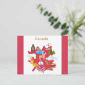 カナダのはがき ポストカード (スタンド正面)