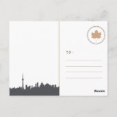 カナダのはがき ポストカード (裏面)