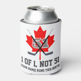 カナダのアイデンティティーメープルリーフホッケーの1つ中1 缶クーラー