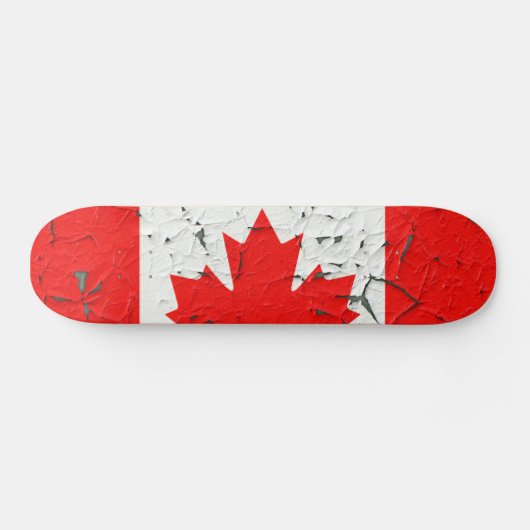 カナダのアメリカハナノキの葉のカナダの皮のペンキのスタイル スケートボード (横)