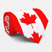 カナダのアメリカハナノキの葉 ネクタイ (ロール)