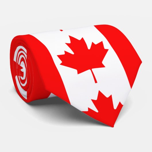 カナダのアメリカハナノキの葉 ネクタイ (ロール)