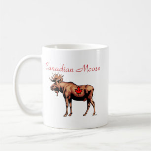 カナダのアメリカヘラジカのマグ コーヒーマグカップ