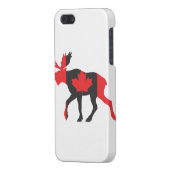 カナダのアメリカヘラジカ iPhoneケース (裏面左)