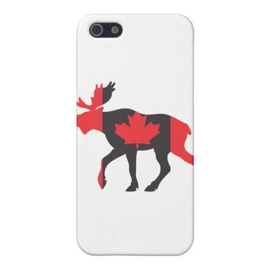 カナダのアメリカヘラジカ iPhoneケース (裏面)