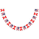 カナダのアメリカ国旗、パーティーバナーCanada /USA バンティングフラッグ (全)