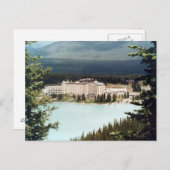 カナダのアルバータ州にあるハガキ・シャトー・レイク・ルイーズ ポストカード (正面/裏面)