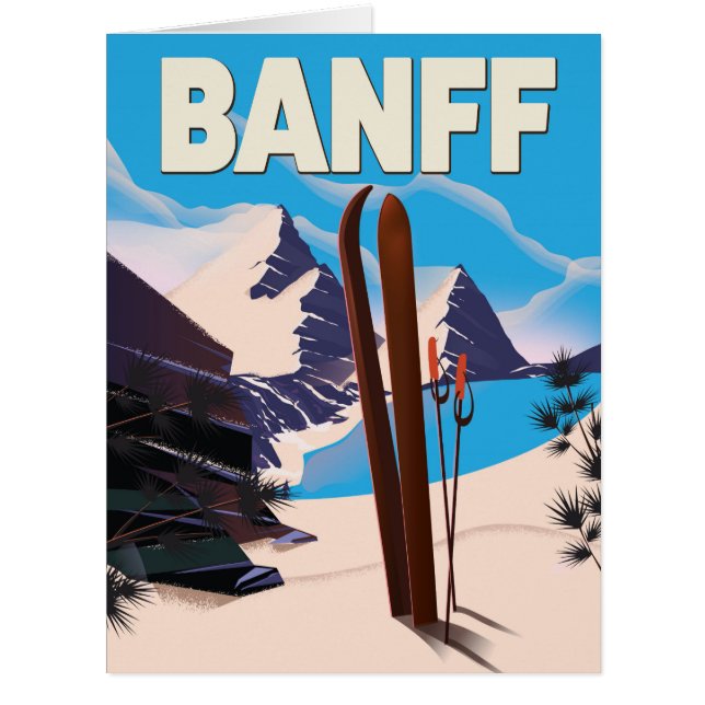 カナダのアルバータ州のバンフ国立公園。 (正面)