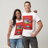 カナダのイラスト旅行の印刷物 Tシャツ (ユニセックス)