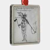 カナダのイロクォイ人のインディアン メタルオーナメント (右)