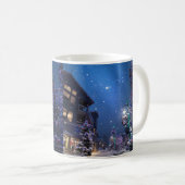 カナダのウィスラー村でのクリスマス コーヒーマグカップ (正面右)