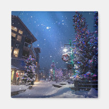 カナダのウィスラー村でのクリスマス
