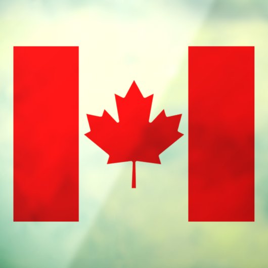 カナダのウィンドウ記号、固定、カナダ国旗 ウィンドウサイン (シート3)