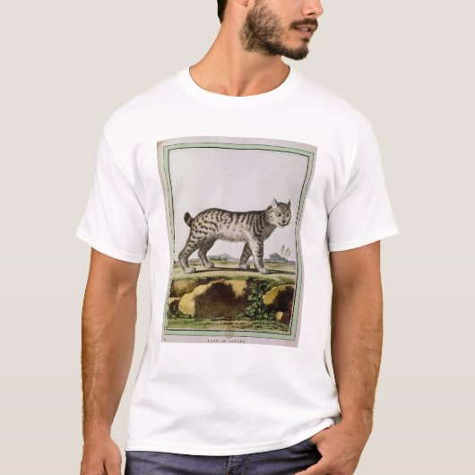 カナダのオオヤマネコ Tシャツ (正面)