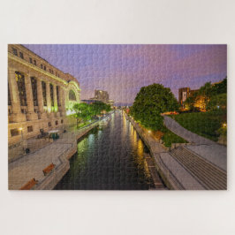 カナダのオタワのリデオ運河の景勝地 ジグソーパズル