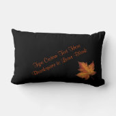 カナダのオリジナル枕 カナダのお土産枕 ランバークッション (裏面)