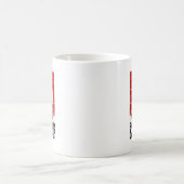 カナダのカウンターを肘で上げる関税ビーバーB コーヒーマグカップ (中央)