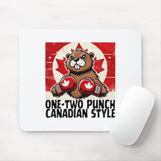 カナダのカウンターを肘で上げる関税ビーバーB マウスパッド (マウス)