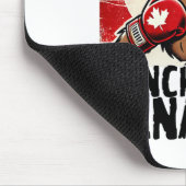 カナダのカウンターを肘で上げる関税ビーバーB マウスパッド (コーナー)