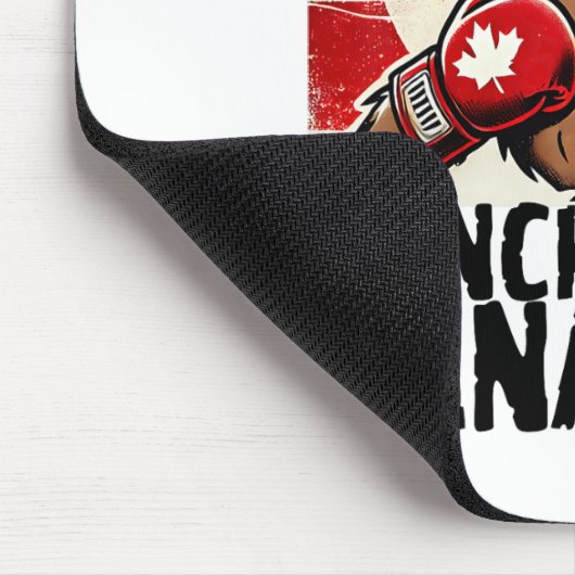 カナダのカウンターを肘で上げる関税ビーバーB マウスパッド (コーナー)