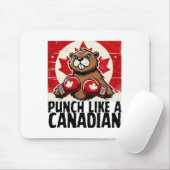 カナダのカウンターを肘で上げる関税ビーバーB マウスパッド (マウス)
