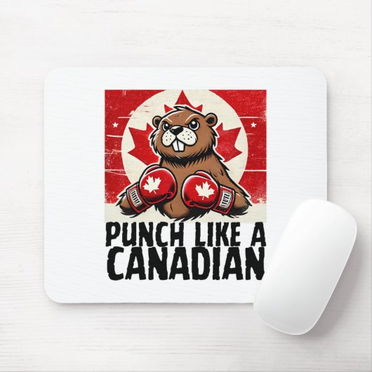カナダのカウンターを肘で上げる関税ビーバーB マウスパッド (マウス)