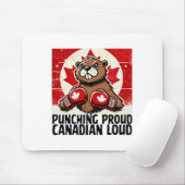 カナダのカウンターを肘で上げる関税ビーバーB マウスパッド (マウス)