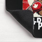 カナダのカウンターを肘で上げる関税ビーバーB マウスパッド (コーナー)