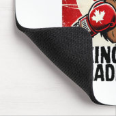 カナダのカウンターを肘で上げる関税ビーバーB マウスパッド (コーナー)