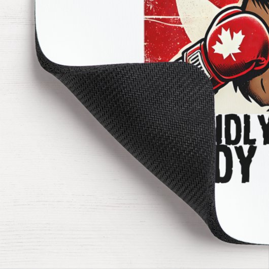 カナダのカウンターを肘で上げる関税ビーバーB マウスパッド (コーナー)